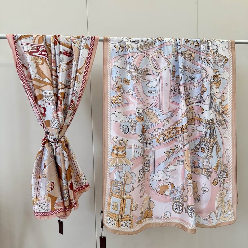 LV silk Scarf 90-180cm E042803